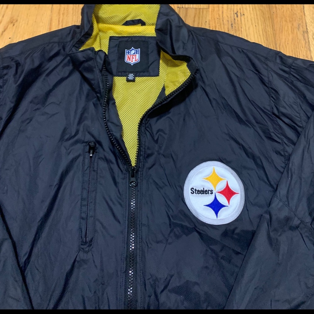 MEN'S PITTSBURGH STEELERS RAIN JACKET